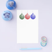 Vakbakkersbrochure - kerstversieringen flyer (Enkel)