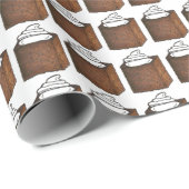 Vakbakkersbrood Cakeesedessert voor feestdagen Cadeaupapier (Rol Hoek)