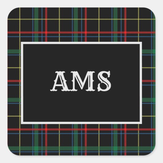 Vakbakkerstickers Vierkante Sticker (Voorkant)