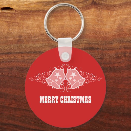 Vakbalen en wervelingen Sleutelhanger, rood Sleutelhanger (Voorkant)