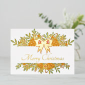  vakbanner aangepaste foliekaart folie uitnodiging (Staand Voorkant)