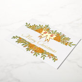  vakbanner aangepaste foliekaart folie uitnodiging (Gedraaid)