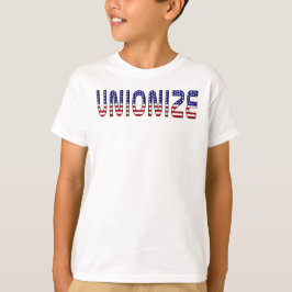 Vakbond in vlagkleuren van de VS T-shirt