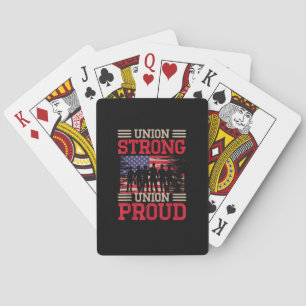 vakbond van werknemers sterke vakbond van werkneme pokerkaarten