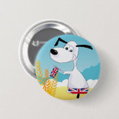 vakbondsjack dog ronde button 5,7 cm (Voorkant /achterkant)