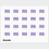 VAKBONDSLAAS RONDE STICKER (Vel)