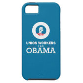 Vakbondsmensen voor Obama Case-Mate iPhone Case (Achterkant)