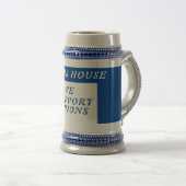 vakbondsslogan bierpul (Voorkant rechts)