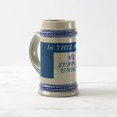 vakbondsslogan bierpul (Voorkant links)