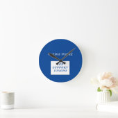 vakbondsslogan ronde klok (Huis)