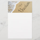 Vakbord op het strand flyer (Achterkant)