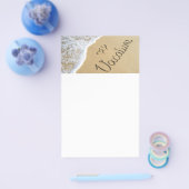 Vakbord op het strand flyer (Enkel)