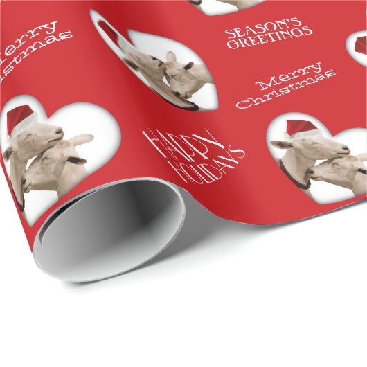 Vakborden en kerstgeiten cadeaupapier (Rol Hoek)
