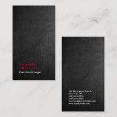 Vakborden met verticale hoofdfunctie visitekaartje (Voorkant / Achterkant)