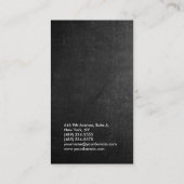 Vakborden met verticale hoofdfunctie visitekaartje (Achterkant)