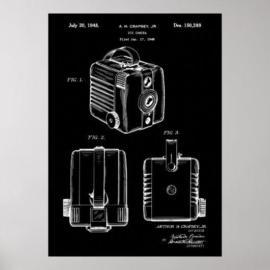 Vakcamera-patent Poster (Voorkant)