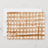 Vakdag kerstfeestdag Picnic Meal Uitnodiging (Achterkant)