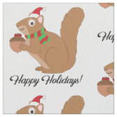 Vakeekhoorn met Acorn en Bow Stof (Close Up)