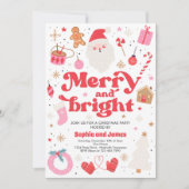 Vakfeest en feestdag voor vrolijk kerstfeest kaart (Voorkant)