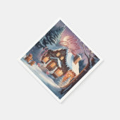 Vakfeest kerstfeestdag servet (Hoek)