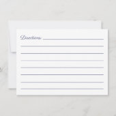 Vakfeestdag kerstmis met groot monogram notitiekaartje (Achterkant)