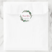 Vakfeestdag kerstmis Vrijgezellenfeest Hartelijk d Ronde Sticker (Tas)