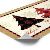 Vakfeestkerstbomen Poster (Hoek)