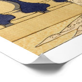 Vakgoed bij nacht, ontwerp voor een avondjurk bij poster (Hoek)