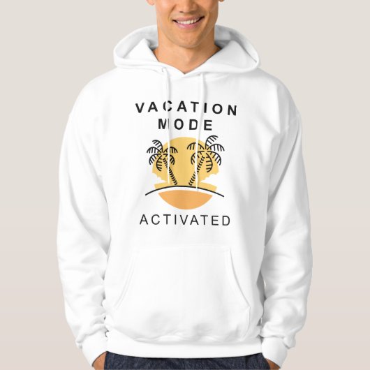 Vakingsmodus geactiveerd hoodie (Voorkant)