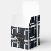 Vakje Escape Party Maze Key gradiënt voor Snoep Bedankdoosjes (Geopend)