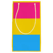 Vakje met kleine cadeautas van de vlag Pansexualit (Voorkant)