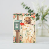 Vakje  Valentijn Holiday Briefkaart (Staand voorkant)