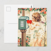 Vakje  Valentijn Holiday Briefkaart (Voorkant / Achterkant)