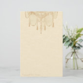 Vakjes en franjes Stationery Briefpapier (Staand voorkant)