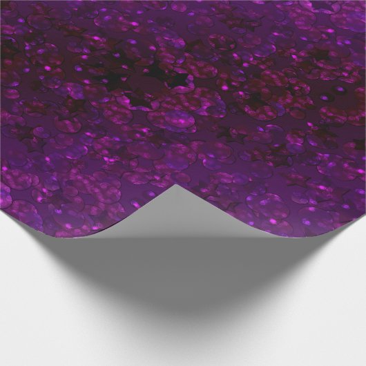 Vakkaasverpakking, glitter, gloed, confetti, sequi cadeaupapier (Hoek)