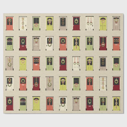 Vakkadedeuren voor verpakkingspapier cadeaupapier (Vlak)