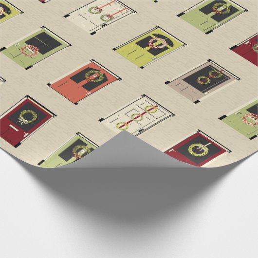 Vakkadedeuren voor verpakkingspapier cadeaupapier (Hoek)