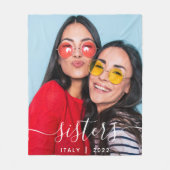 Vakkelwand voor zussen fleece deken (Voorkant)