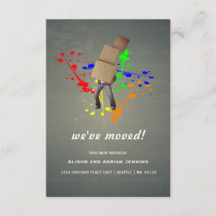 Vakken en verf Adres wijzigen Aankondiging