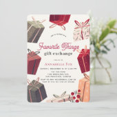 Vakken Favoriete Dingen Verzendfeestdag Kaart (Staand voorkant)