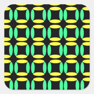 Vakken Vierkante Sticker