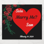 Vakken voor aanmerkingvoorstel sparkling wijnetiket (Enkel label)