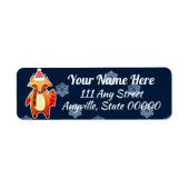 Vakker Wasbeer Etiket (Voorkant)