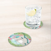 Vakkerfeest Cocktail Meowy Ronde Kartonnen Onderzetter (Insitu)