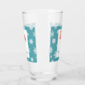 Vakkerfeest Flamingo Snowflake Holiday Glas (Links)