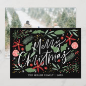 Vakkerfeestdag met feestdag feestdagenkaart (Voorkant / Achterkant)