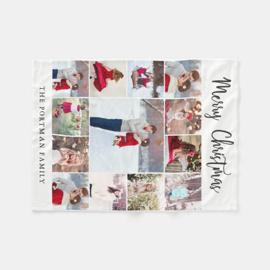 Vakkerfeestdag met feestdag fleece deken (Voorkant (Horizontaal))