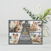 Vakkerfeestdag met feestdag met feestdag bedankkaart (Staand voorkant)