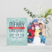 Vakkerfeestdag met feestdag met feestdag feestdagenkaart (Staand voorkant)