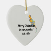 Vakkerfeestdag met feestdag met feestdag keramisch ornament (Rechts)